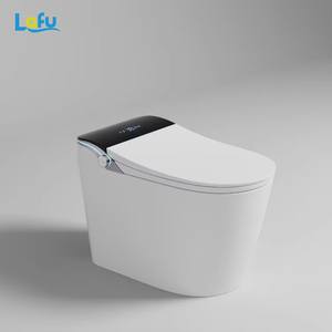 Inodoro inteligente de cerámica, artículos sanitarios automáticos modernos, tanque de agua oculto, inodoros inteligentes - Product Image 1