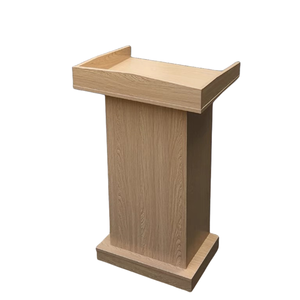Púlpito de Iglesia de Madera de Alta Calidad, Atril para Discursos, <span class=keywords><strong>Podio</strong></span>, Soporte OEM Moderno Rectangular de Madera Maciza con Tamañ<span class=keywords><strong>o</strong></span> Personalizado y Diseñ<span class=keywords><strong>o</strong></span> Inclinado - Product Image 2