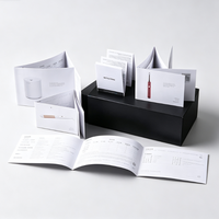 Services d'impression et d'emballage professionnels, conception gratuite, faible coût, brochure couleur intégrale, papier cartonné, impression offset