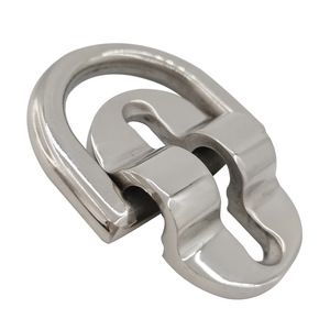 Anneau en D en acier inoxydable 73 mm, boucle fixe, matériel marin pour la fixation de cordes de bateau - Product Image 5
