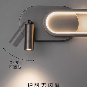 Modern Minimalist <b>Wall</b> Lamp Led <b>Light</b> E27 Bulb Base Switch Control <b>Bedside</b> Reading <b>Light</b> For Bedroom Decor - Product Image 4