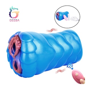 Masturbador Vibrador Masculino GEEBA, Copa de Masturbación con Diseño de Dragón de Fantasía, Vagina Realista con Vibración, Juguetes Sexuales para Hombres - Product Image 1