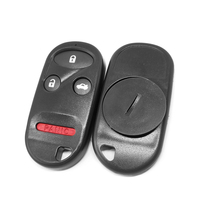 Carcasa de Llave de Coche de Repuesto con Control Remoto de 4 Botones, Material ABS Negro, para Llaves de Vehículos