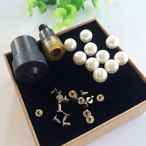 Hand <b>Press</b> Mold For Pearl Rivets Decorative <b>Button</b> Bead Installation Tool Leather Shoes Boots Sandals Cloth Shoes - Product Image 1