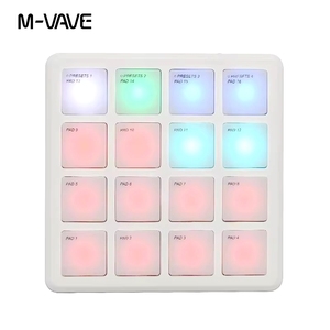 Tragbarer M-VAVE <span class=keywords><strong>DJ</strong></span> Musik RGB Arranger Keyboard Controller Pocket MIDI <span class=keywords><strong>Pad</strong></span> aus Acryl und ABS Material - Product Image 4