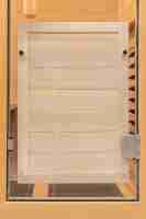 Sauna infrarouge en bois massif pour 1 personne, sauna sec, salle de spa, sauna intérieur avec chauffage au carbone infrarouge lointain pour capsule de spa