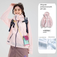 Veste de randonnée unisexe en nylon léger pour l'été, à manches longues, respirante, anti-humidité, séchage rapide, coupe ample, anti-UV, idéale pour la pêche en extérieur