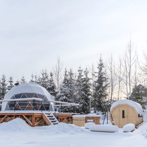 เต็นท์บ้านโดมโรงแรมหรูเต็นท์ PVC กันน้ำทรงโดม - Product Image 3