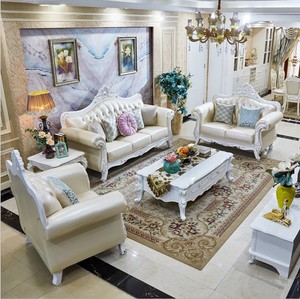 Set di Divani Modulari di Lusso in Legno di Quercia Intagliato Convertibile Stile Reale <span class=keywords><strong>Arabo</strong></span> per Soggiorno con Chaise Longue per Appartamenti - Product Image 6