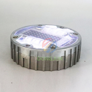 Tachuelas Reflectantes Solares de Aluminio para <span class=keywords><strong>Carreteras</strong></span>, Impermeables IP68, para Uso Urbano y en <span class=keywords><strong>Carreteras</strong></span>, con Alta Intensidad Reflectante - Product Image 2