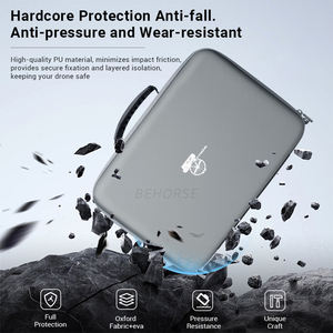 <span class=keywords><strong>Valise</strong></span> en film de cuir en nylon à fermeture éclair bidirectionnelle pour version de contrôle d'écran RC2/RC-N3 sac pratique à rabat pour accessoires de drone DJI Flip - Product Image 4