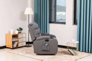 Fauteuil de Massage confortable <span class=keywords><strong>canapé</strong></span> moderne inclinable tissu fonctionnel à bascule moderne <span class=keywords><strong>électrique</strong></span> luxe salon chaise inclinable se détendre - Product Image 5