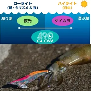 Señuelo de pesca YAMASHITA <span class=keywords><strong>EGI</strong></span> K <span class=keywords><strong>3.0</strong></span> 3.5 4.0 con reflejo UV, señuelo de calamar luminoso, anzuelo de cohete, cebo de camarón de madera para pesca marina - Product Image 5