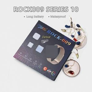 Montre connectée Rock009 Série 10 avec assistant vocal IA, pour Android, appels, lampe torche, IP67, écouteurs intégrés - Product Image 2