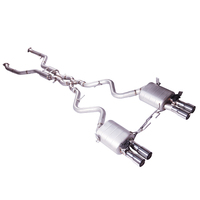 Convient pour le Catback en acier inoxydable 304 avec système d'échappement à soupape Silencieux de BMW M3 E90 E92 E93 3.0T 4.0L De 2010 à 2014