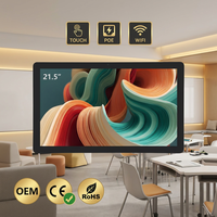 Nuevo Monitor Inteligente con Procesador Rockchip de Alta Resolución, Pantalla Táctil Capacitiva de 21.5 Pulgadas con Sistema Operativo Android 11, Wi-Fi, Resistente al Agua, para Uso Comercial