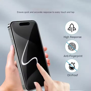 9H Anti-peeping Privacy Protecteur d'écran en verre trempé pour <span class=keywords><strong>iPhone</strong></span> 17 16E 15 14 13 12 Pro Max Accessoire de téléphone portable - Product Image 4