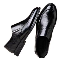 Chaussures pour hommes tendance, automne et hiver, chaussures habillées de cérémonie, semelle souple, bout pointu, chaussures de mariage pour marié, à enfiler