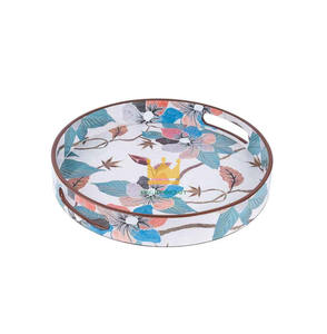 Elegante Bandeja de Servicio de Madera MDF Ecológica Hecha a Mano, de Lujo, para Cocina y Comedor, Portátil y Decorativa, de Vietnam - Product Image 1