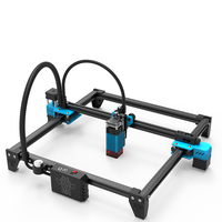Yeni varış TTS 5.5w lazer kesme makinesi CNC router, lazer kesici oymacı yazıcı 100w Mini lazer gravür makineleri