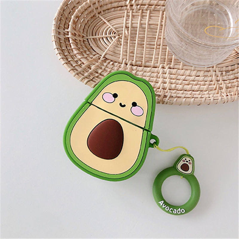 Earbud Case Avocado Airpod Case Nappa Leather AirPods Case (4th