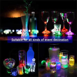 <b>LED</b> <b>Light</b> Emitting Plastic Colorful Flashing Bottle Sticker Tableware Mat for <b>Bar</b> Stall Mats & Pads - Product Image 5