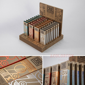 Bán Sỉ Hộp Gấp Đựng Sô Cô La Giấy Kraft Màu Nâu Lá Theo Yêu Cầu Hộp Đựng Sô Cô La Hình Nấm - Product Image 3