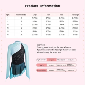 Costume de danse contemporaine <span class=keywords><strong>pour</strong></span> filles de 6 à 16 ans, robe à volants <span class=keywords><strong>pour</strong></span> spectacles sur scène, compétitions de danse - Product Image 6