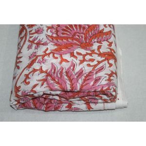 Vestidos para Niños Hechos a Mano con Tela de Algodón Estampada a Mano con Diseños Naturales Indios, Cortinas Ligeras y Decoración para Bolsos - Product Image 4