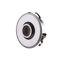 CF04 39x18mm 1W DC12V Intérieur Led Spot Lumières Moderne Argent ou Noir Encastré Monté Plafonnier pour Armoires