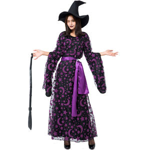 Costume de sorcière méchante pour femmes 2025, déguisement fantaisie pour Halloween, fête cosplay - Product Image 1