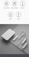 25190 Xiao Mi Mijia Ensemble de coupe-ongles cinq pièces en acier inoxydable, kit de manucure MJZJD002QW, outils de pédicure professionnels