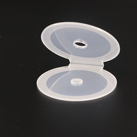 SUNSHING OEM ODM Étuis CD ronds de 8 cm en forme de coquille avec serrure, boîtes à disques multimédia ultra-minces, étui double coquille pour CD/DVD de 12 cm