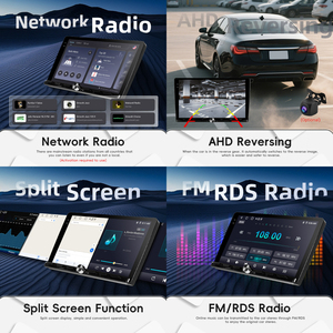 Autoradio Android Podofo 9 pouces 2+64G avec Carplay/Android Auto sans fil, GPS, WiFi et clavier piano – Vente en gros - Product Image 4