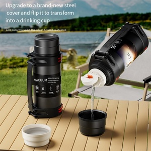 <span class=keywords><strong>Thermos</strong></span> à vide de <span class=keywords><strong>grande</strong></span> <span class=keywords><strong>capacité</strong></span> 1500 ml, vente en gros d'usine professionnelle, bouteille d'eau isolée sous vide pour le camping en plein air - Product Image 3