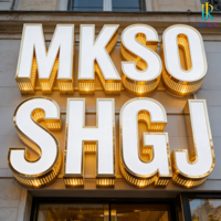 Signalétique LED 3D de qualité supérieure, étanche IP65, bandes LED personnalisables pour entreprises, centres commerciaux, magasins de proximité, contrôle Bluetooth
