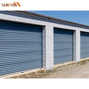 Wholesale price industrial warehouse large metal steel security roll up doors set comercial galvanized steel roller shutter door