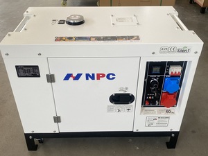 NPC 50/60HZ Soundproof Power Plant Portable Super Silent Air-cooled 12kVA 10kw 10 Kw <b>Generator</b> 10kw NP1200S Wholesale Silent Typ - Product Image 6