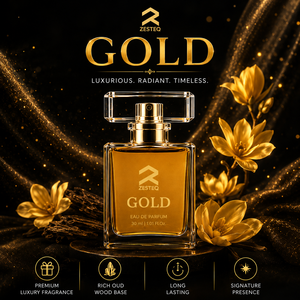 น้ำหอม Zesteq Gold สำหรับผู้หญิง 30 มล. โอ เดอ ปาร์ฟูม กลิ่นอู๊ด วู้ด มัสก์ แคชเมียร์ ยิลังยิลัง หอมติดทนนาน น้ำหอมหรูหรา - Product Image 1