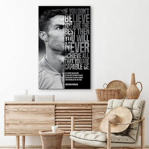 รูปภาพพิมพ์โปสเตอร์รูปภาพบนผืนผ้าใบศิลปะติดผนังภาพกีฬาฟุตบอลที่มีชื่อเสียงของโรนัลโด้ - Product Image 6