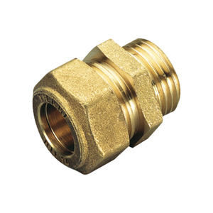 Raccord mâle droit 18x3/4 avec produit d'outil de tournage de joint torique jaune - Product Image 2