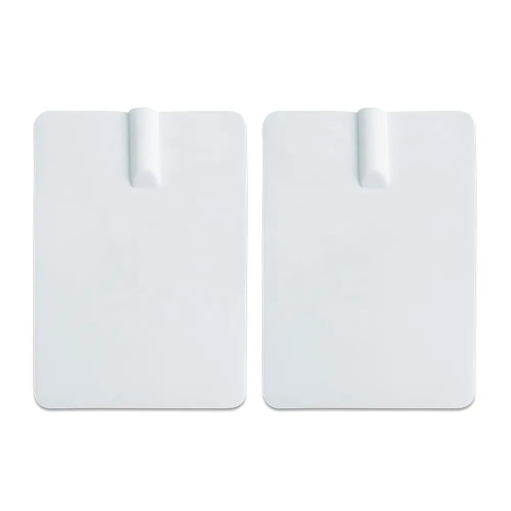 Customization Support Silicone Pad With 2.0mm Insert Hole 6x9cm Carbon Rubber Electrodes With CE Sticky Conductive Silicone Pad