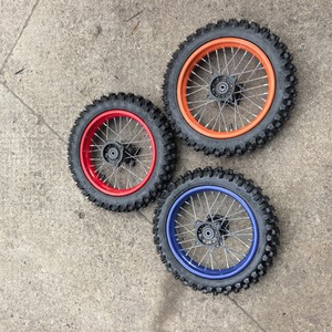 Roue arrière de moto tout-terrain 80/100-12 avec jante en acier, pièces pour VTT et UTV - Product Image 5