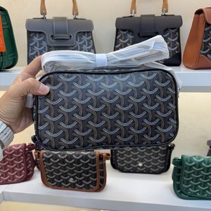 럭셔리 디자이너 가죽 캐주얼 크로스바디 백 여성용 미디엄 핸드백 카메라 백 남성용 새들 숄더백 - Product Image 5