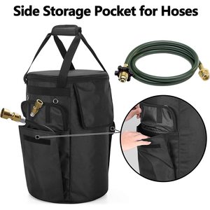 Oxford Cloth Gas Cylinder Storage <b>Bag</b> Cylindrical Portable Outdoor Travel Propane Canister Cover - Product Image 4