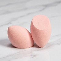 Éponges de maquillage hydrophiles en promotion, marque privée, sans latex, multicolores, pour fond de teint, usage quotidien pour femmes