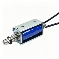 Électroaimant solénoïde DC à faible puissance, type push-pull, 12V 24V, actionneur à économie d'énergie