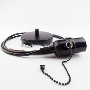 Kit Portalampada Vintage E26 con Cavo per Lampade Antiche, Portalampada E26 con Filo - Product Image 1