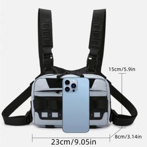 Bolsa Multifuncional para Exteriores, Riñonera, Bolsa para Equipo de Pesca, Correa de Hombro Acolchada, Bolsa para Pesca de Carpa para Hombres y Mujeres - Product Image 2