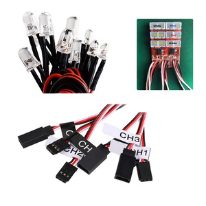 ชุดไฟ LED Rc 12 ระบบไฟสมจริง สำหรับรถดริฟท์ RC ขนาด 1/10 บนถนน ยี่ห้อ <span class=keywords><strong>Yokomo</strong></span> Tamiya อุปกรณ์เสริมสำหรับการปรับแต่ง พร้อมรีโมทคอนโทรล - Product Image 4